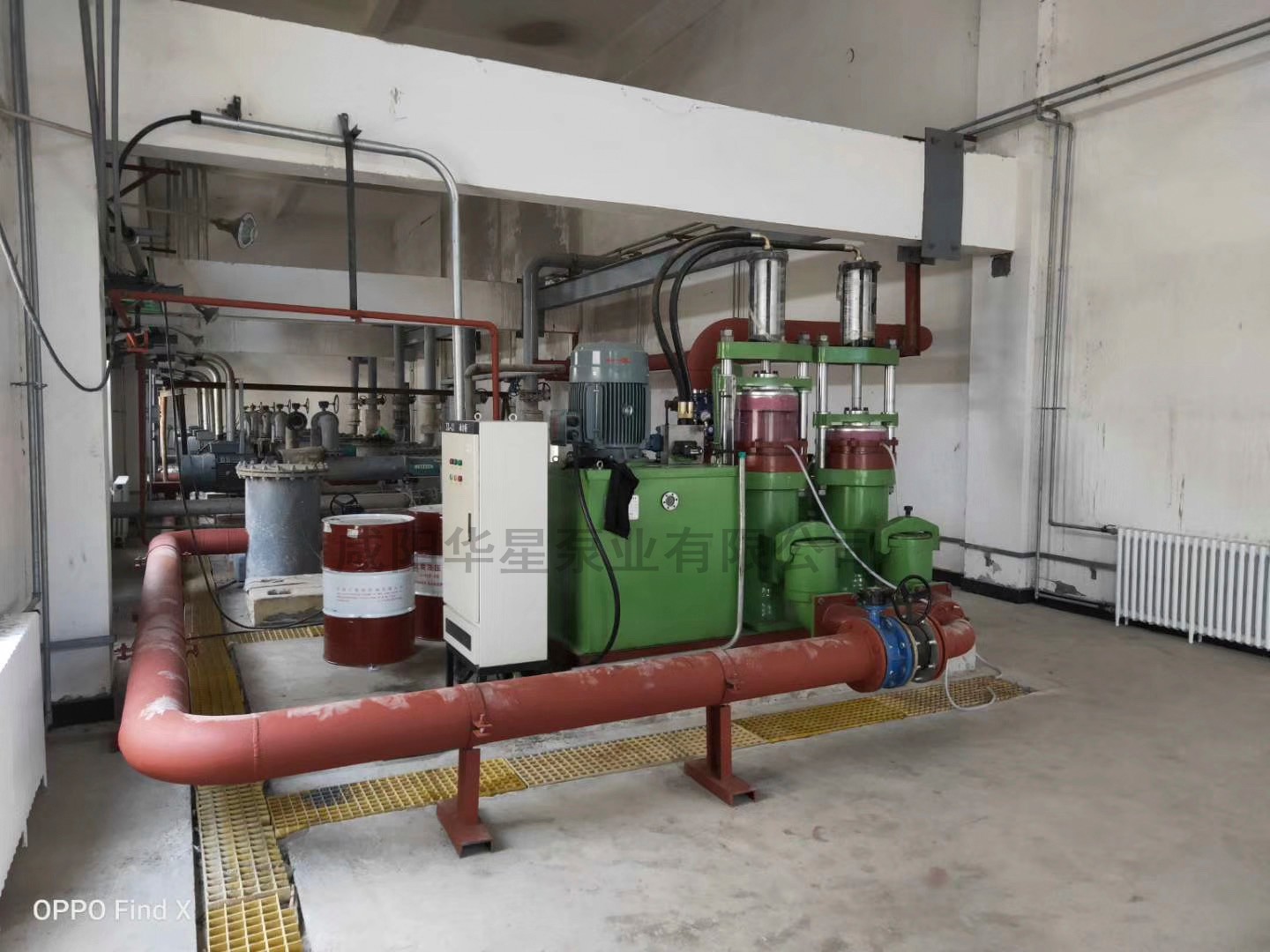 新機調(diào)試客戶螺桿泵改換柱塞泵1