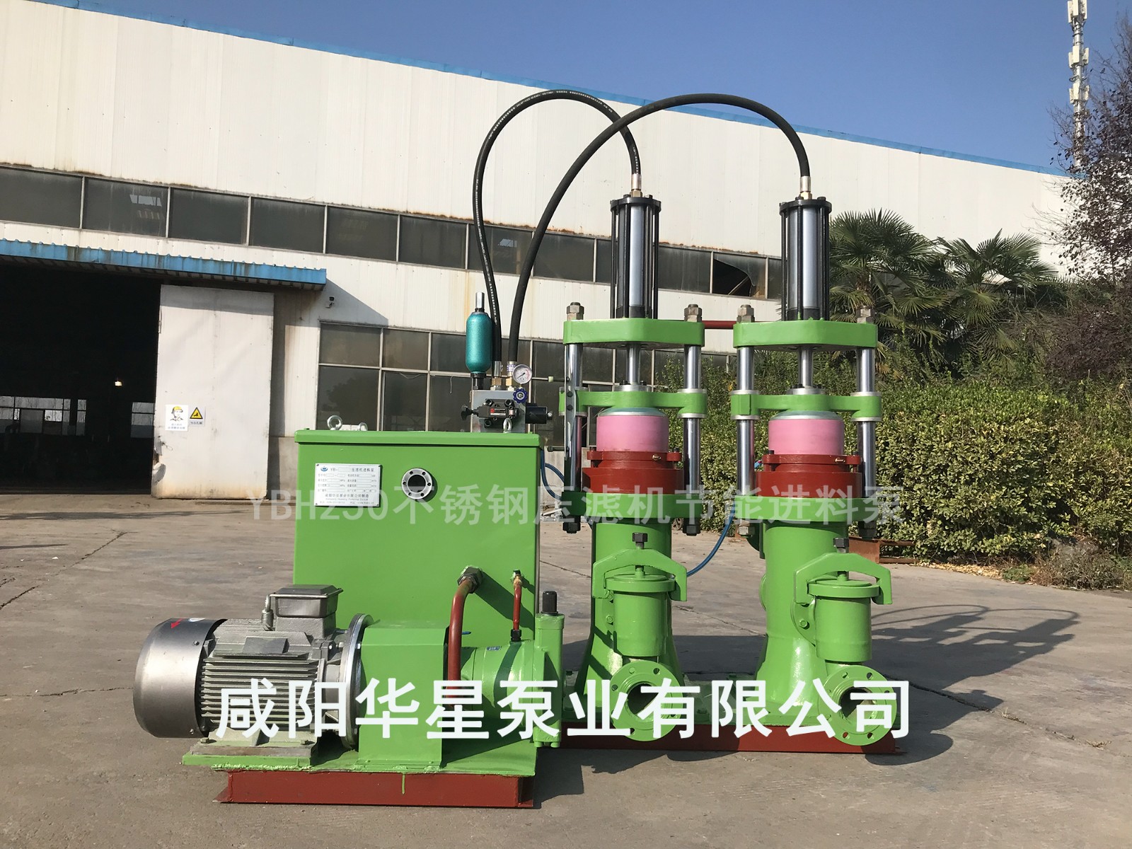 YB250壓濾機(jī)進(jìn)料泵2