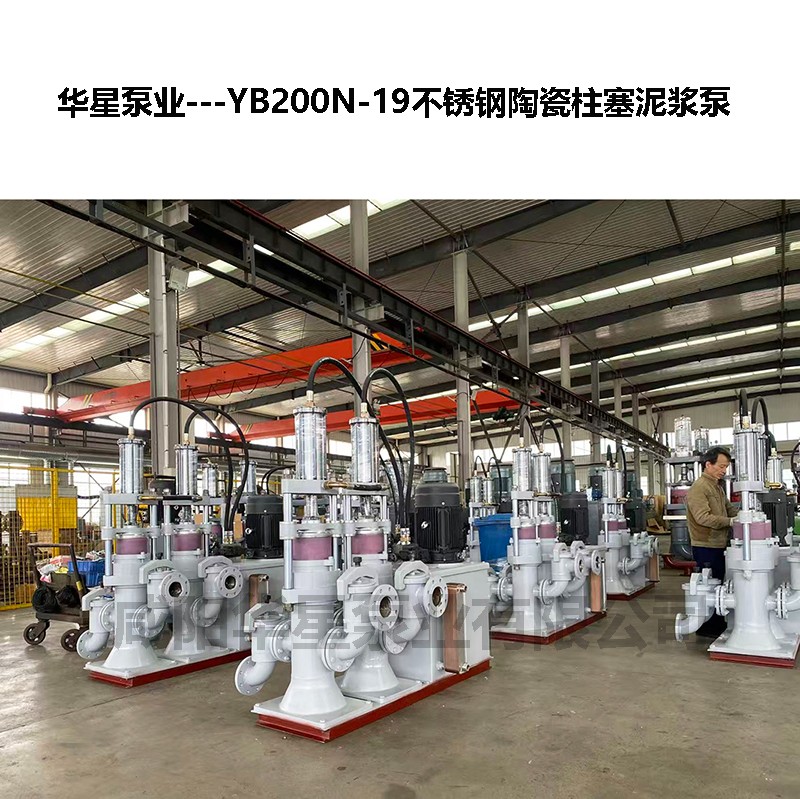 YB200N-19不銹鋼陶瓷柱塞泥漿泵-16 YB200N-19不銹鋼陶瓷柱塞泥漿泵-16